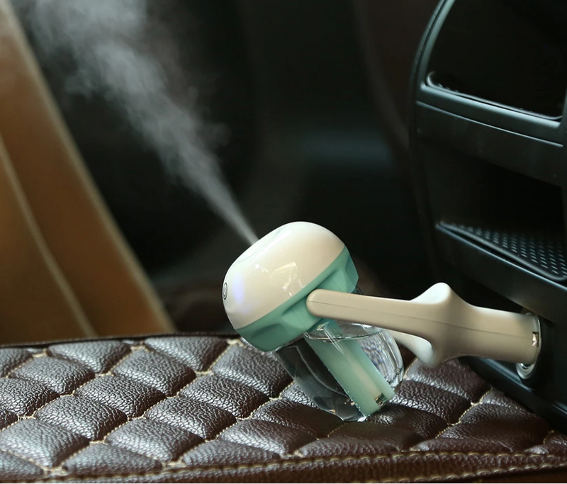 Umidificador de Ar de carro e Difusor de Óleo Essencial de Aromaterapia
