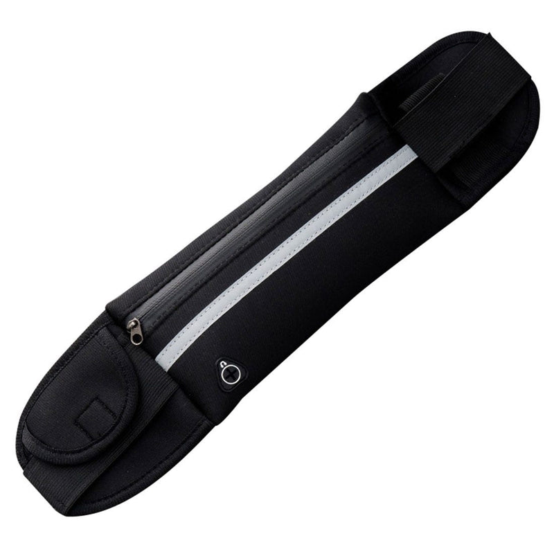 Bolsa de Cintura Desportiva com Suporte para Garrafa e Auriculares