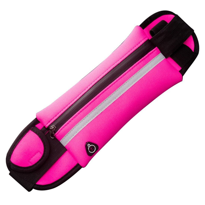 Bolsa de Cintura Desportiva com Suporte para Garrafa e Auriculares