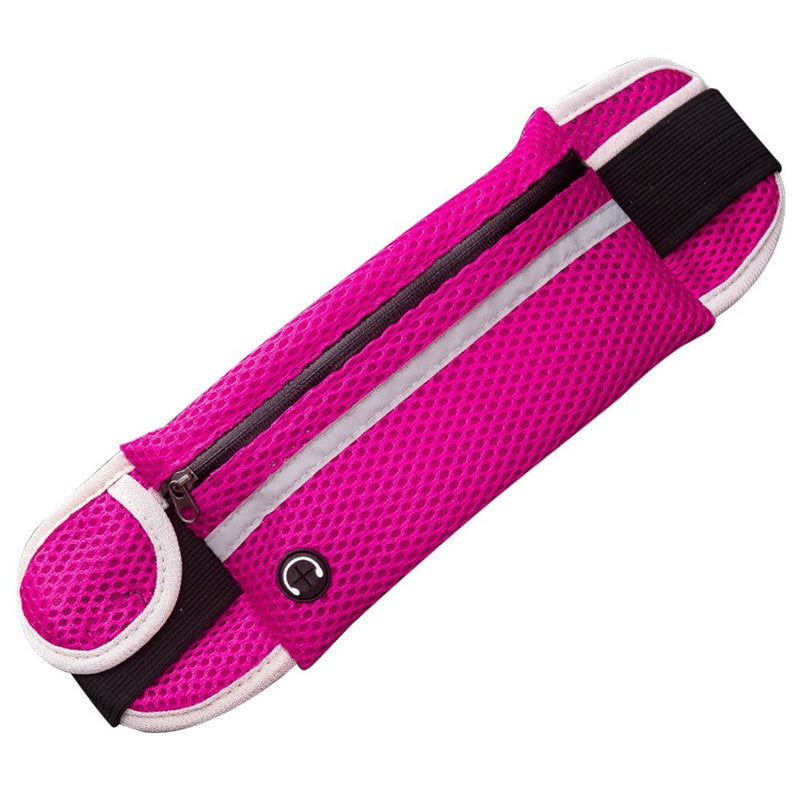 Bolsa de Cintura Desportiva com Suporte para Garrafa e Auriculares