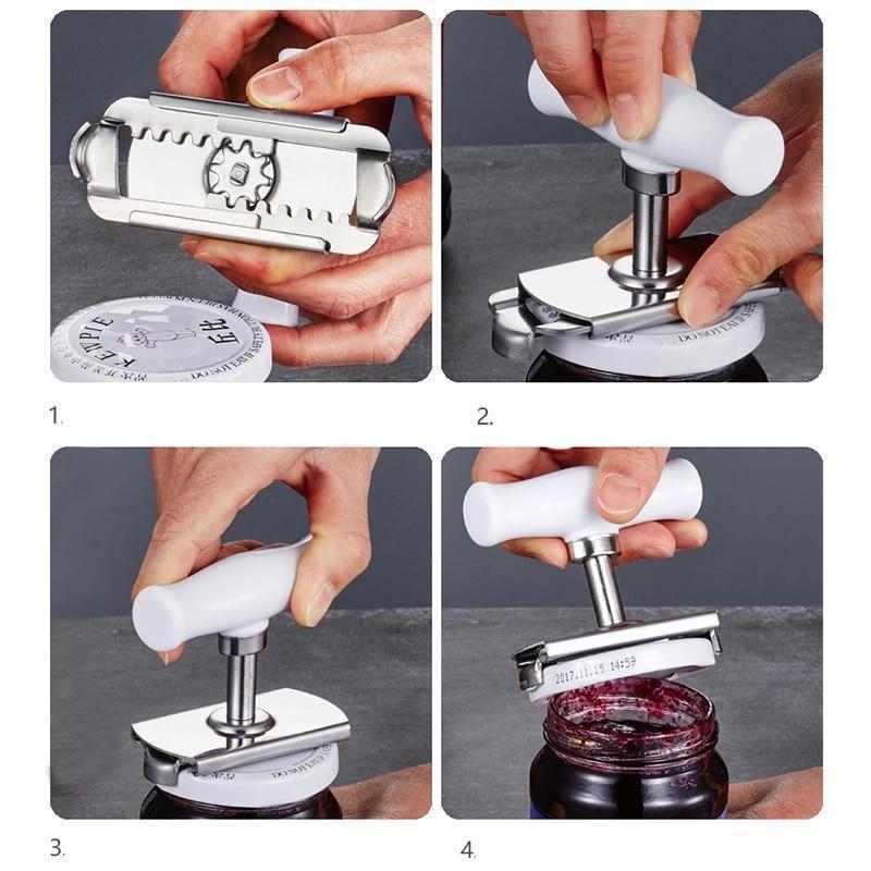 Abridor de Tampas de Aço Inoxidável