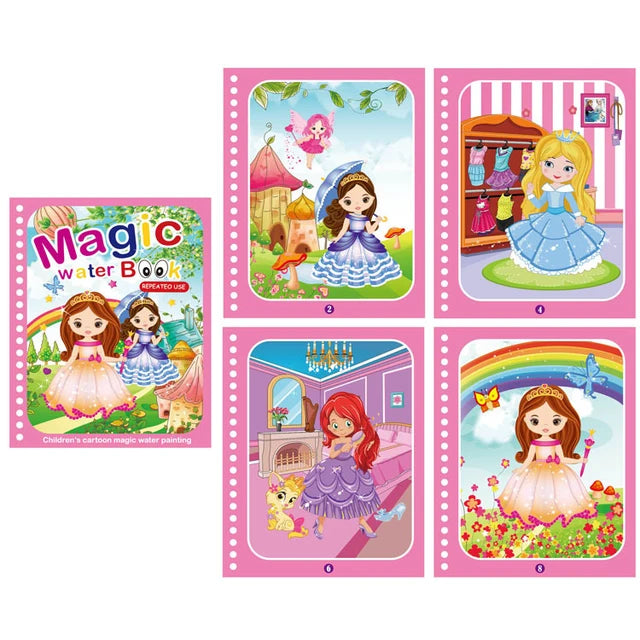 Livro de Colorir Água Mágica - Montessori